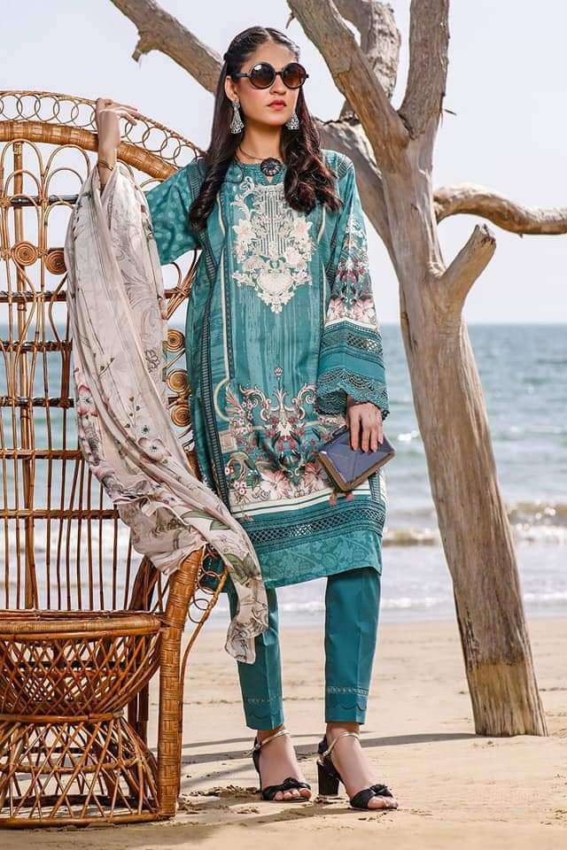 Firdous Jade Urbane Embroidered